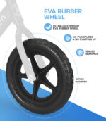 Balance Bike Aluminium - Blue - Image 3