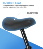 Balance Bike Aluminium - Blue - Image 5