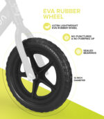 Balance Bike Aluminium - Green - Image 3