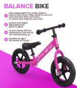 Balance Bike Aluminium - Pink - Image 2