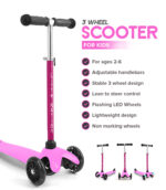 3 Wheel Scooter - Pink - Image 5
