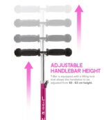 3 Wheel Scooter - Pink - Image 8