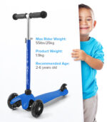 3 Wheel Scooter - Blue - Image 9