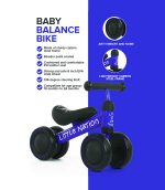 Baby Balance Bike - Blue - Image 4