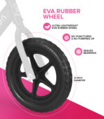 Balance Bike Aluminium - Red - Image 3