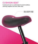 Balance Bike Aluminium - Red - Image 5