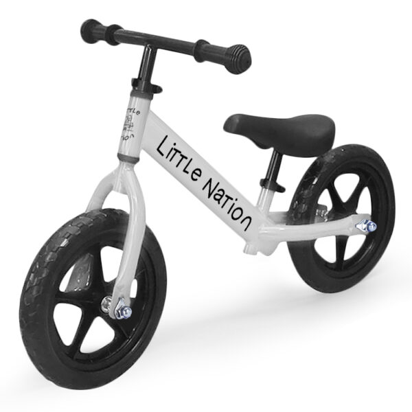 Balance Bike Aluminium - White