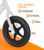 Balance Bike Aluminium - White - Image 3