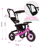Push Trike Deluxe - Pink - Image 5