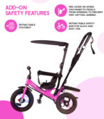 Push Trike Deluxe - Pink - Image 4