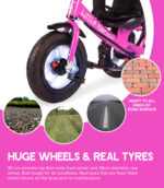 Push Trike Deluxe - Pink - Image 8