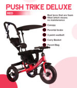 Push Trike Deluxe - Red - Image 3