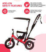 Push Trike Deluxe - Red - Image 4
