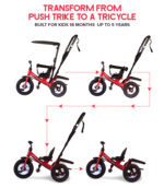 Push Trike Deluxe - Red - Image 6