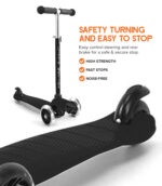 3 Wheel Scooter - Black - Image 7