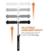 3 Wheel Scooter - Black - Image 8