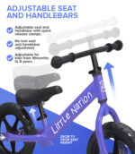 Balance Bike Aluminium - Purple - Image 4