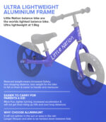 Balance Bike Aluminium - Purple - Image 7