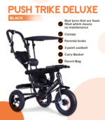 Push Trike Deluxe - Black - Image 3
