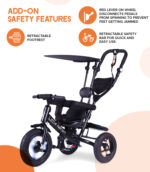 Push Trike Deluxe - Black - Image 4