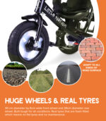 Push Trike Deluxe - Black - Image 8