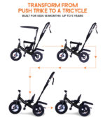 Push Trike Deluxe - Black - Image 6
