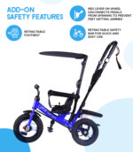 Push Trike Deluxe - Blue - Image 4