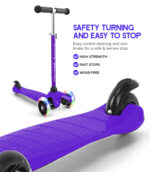 3 Wheel Scooter - Purple - Image 7