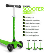 3 Wheel Scooter - Green - Image 5