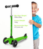 3 Wheel Scooter - Green - Image 10