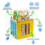 Large Wooden Activity Cube - Image 8