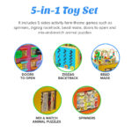 Large Wooden Activity Cube - Image 7