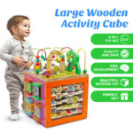 Large Wooden Activity Cube - Image 10