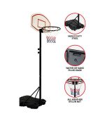 Basketball Hoop Stand - Portable Adjustable - Image 3