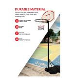 Basketball Hoop Stand - Portable Adjustable - Image 8