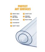 Clear Table Protector - 91 x 178 cm - Image 4