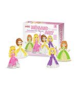 Mosaic Art Princess Ball Gowns Magic Stickers