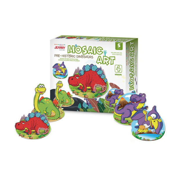 Mosaic art Prehistoric Dinosaurs Magic Stickers