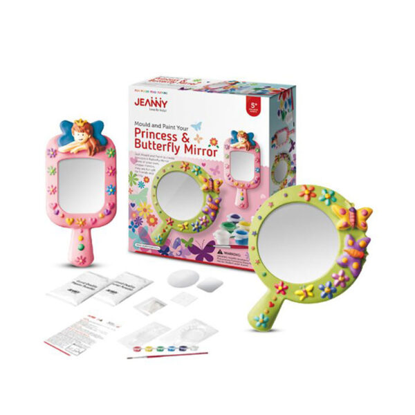 Mould and Paint your Princess and Butterfly Mirror