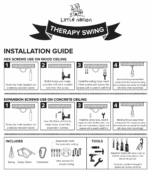 Pink Therapy/Sensory Swing for Kids - Large, 150cm x 90cm - Image 7