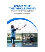 Adjustable Tennis and Badminton Net for Kids - Image 4
