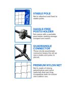 Adjustable Tennis and Badminton Net for Kids - Image 6