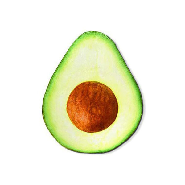 Avocado Food Blanket, Fleece Soft Large 130 x 150 cm