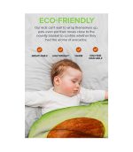 Avocado Food Blanket, Fleece Soft Large 130 x 150 cm - Image 2