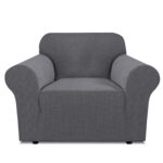 1-seater Knitted Sofa Cover - Grey