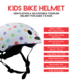 Pastel Polka Dot Helmet - Image 3