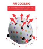 Pastel Polka Dot Helmet - Image 6