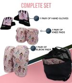 Fairy Princess Elbow Pad, Knee Pad and Gloves Protective Set - Image 2