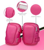 Pink Elbow Pad, Knee Pad and Gloves Protective Set - Image 4