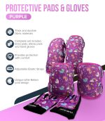 Unicorn Elbow Pad, Knee Pad and Gloves Protective Set - Image 3